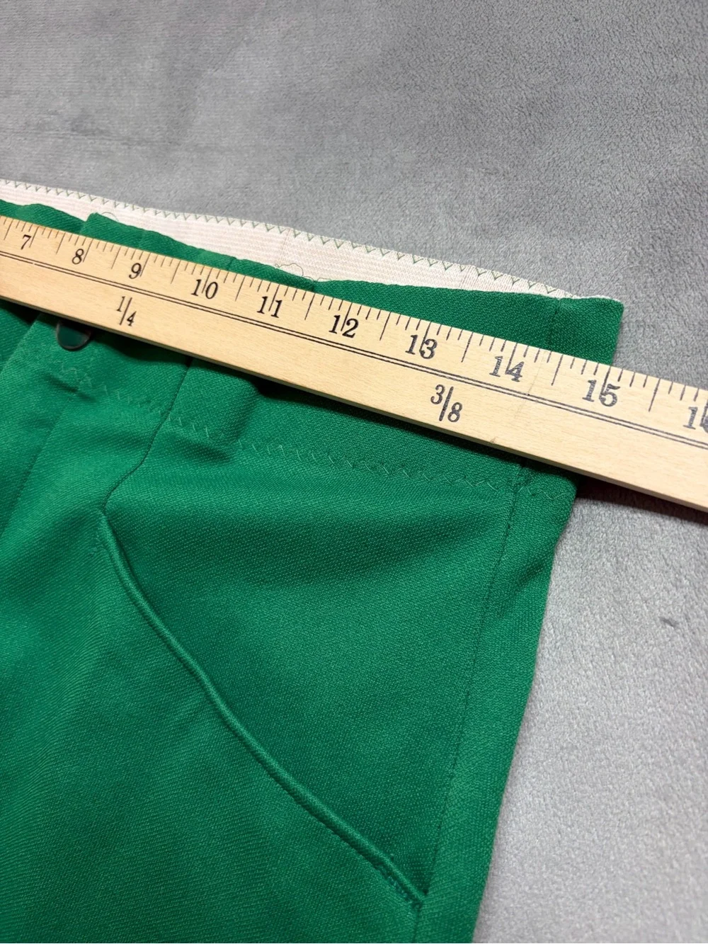 VTG BIKE Athletic C900 Shorts Mens M Green USA Made 80s Coach Gym Polyester Snap